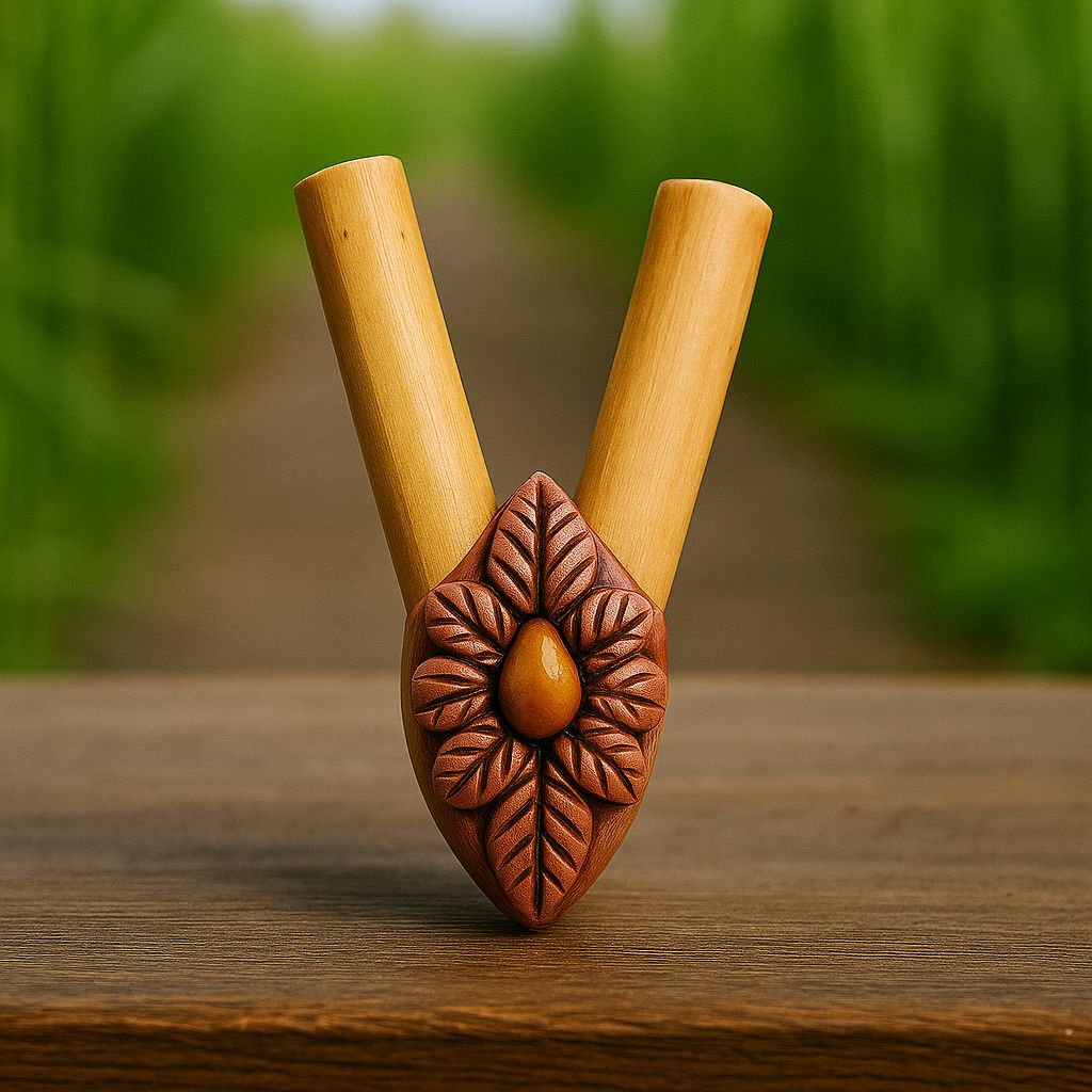 Kuripe in Bamboo con Decorazioni Naturali