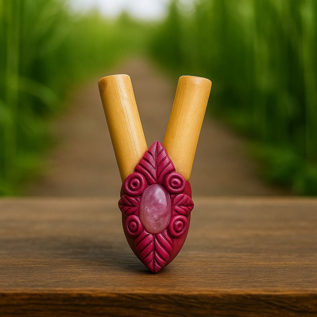 Kuripe in Bamboo con Decorazioni Naturali