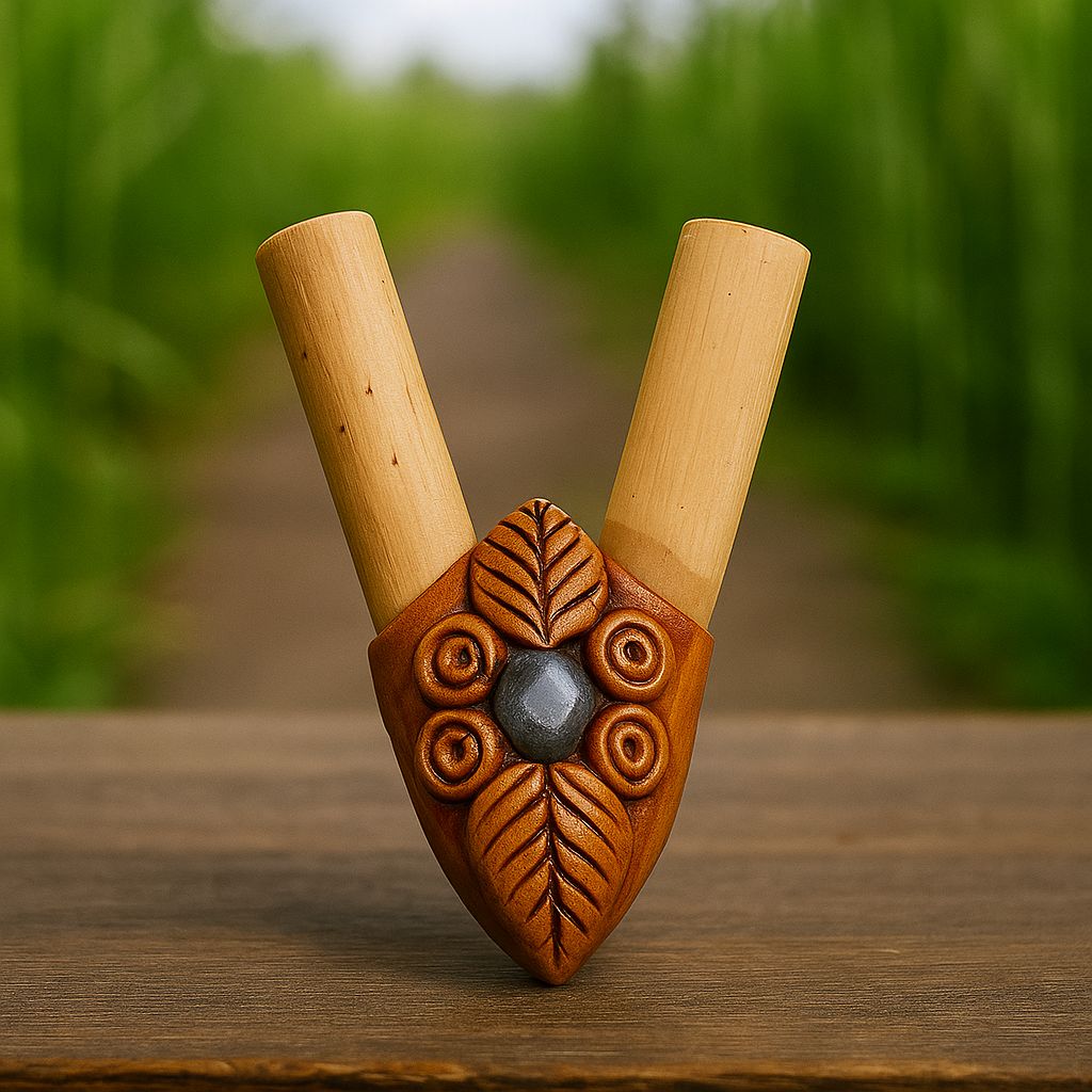 Kuripe in Bamboo con Decorazioni Naturali